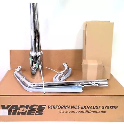 Vance & Hines Pro Pipe Exhaust Chrome 2018Up Harley Softail 1800-2325 17587 • $425