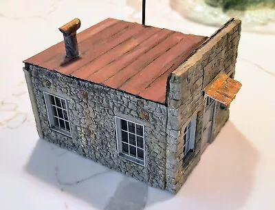 O Scale Small Stone Building Highly Detailed.  • $4.69