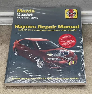 Mazda6 (2003-2013) Haynes Repair Manual (USA) (Paperback) • $24.99