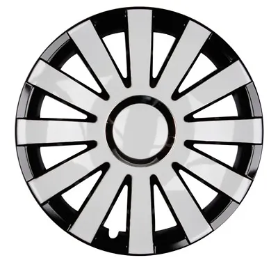 4x Premium Design Hubcaps   Onyx   16 Inch #31 IN Black White • $149.04