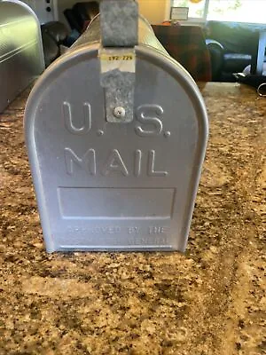 Vintage Galvanized Metal Steel City Mailbox Rural Farm U.S. MAIL • $70