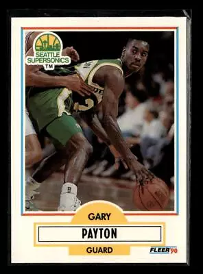 1990-91 Fleer Update #U-92 Gary Payton • $1.99