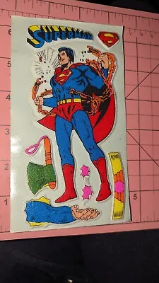 VINTAGE Superman Puffy Stickers Superman DC Comics READ (#1) • $4