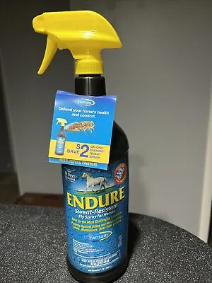 $30 • Buy Endure Sweat Resistant Fly Spray For Horses Protects Against Insect Bite 32oz