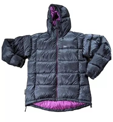 Woman’s Rab Neutrino Endurance Down Jacket Grey. Very Warm 700 Fill UK 14. VGC • £85