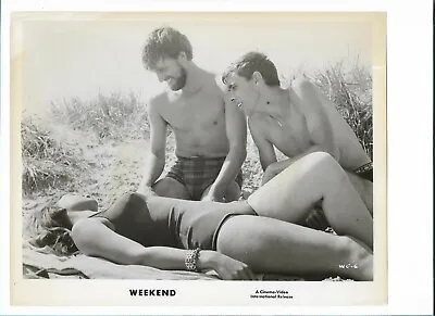 Vintage 8x10 Photo Weekend 1967 French Mireille Darc Jean Yanne  • $11.99
