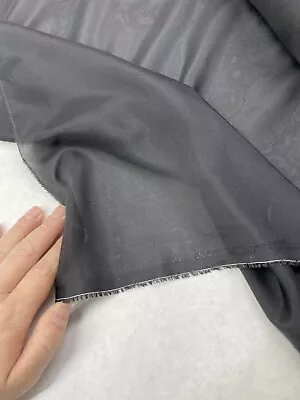 $12 • Buy 100% Pure Silk Habotai Fabric ,Black , 55”Width By The Yard
