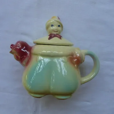 $19.99 • Buy  Vintage Tom The Piper's Son Shawnee Pottery  Clown Pig Teapot Patented 44 USA