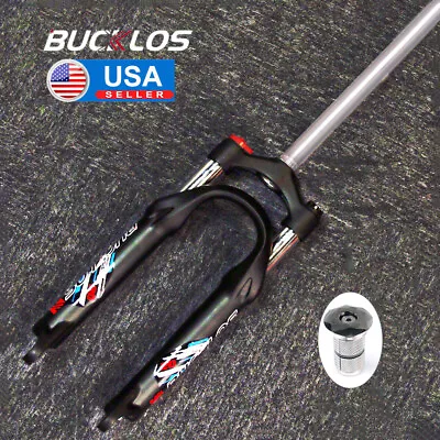 BUCKLOS 20inch XC Folding/BMX MTB Bike Suspension Fork 1-1/8  QR Disc Brake US • $84.99