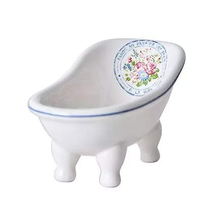 Vintage Clawfoot Tub Bathtub Soap Dish For Bathroom Shower Decorative Ceramic Ba • $18.87