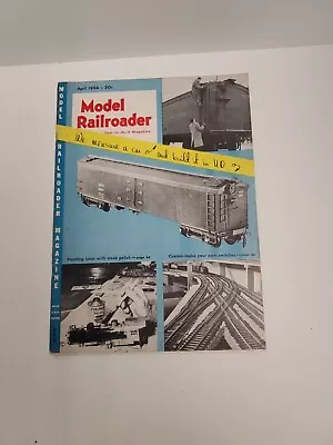  Model Railroader Magazine April 1954 • $3.49