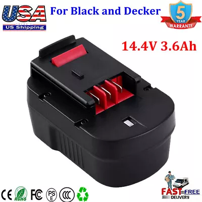 14.4V 3.6Ah For BLACK&DECKER Slide NIMH Battery HPB14 FIRESTORM FSB14 / Charger • $17.99