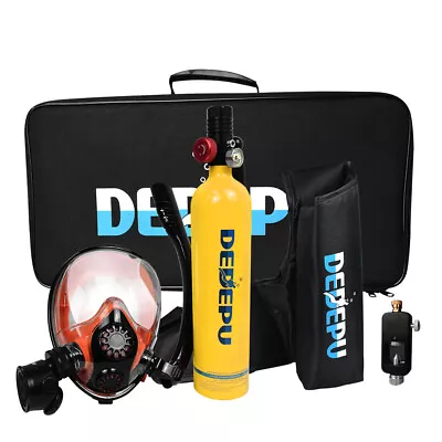 1L Mini Scuba Tank Kit Scuba Diving Gear Snorkeling Mask For 15-20Min Underwater • $239.99