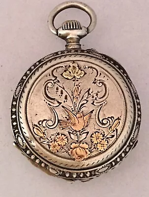 Antique Small Hand Winding Ornate Fob Watch For Spares Or Repair • £125