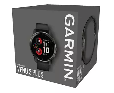 GARMIN VENU 2 PLUS GPS Smart Watch 43mm HRM Sports Fitness Running Swimming NEW • $499.95