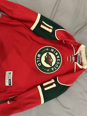 $20 • Buy Reebok Premier NHL Jersey Minnesota Wild Zach Parise Red Sz L
