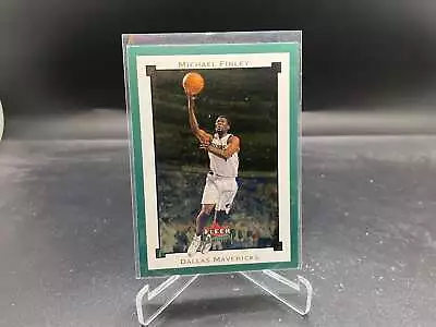 Michael Finley 2002-03 Fleer Premium Emerald EM64 /300 Mavericks EX • $3.99