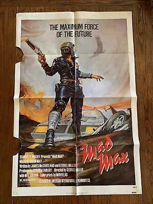 MAD MAX - George Miller (1979) Mel Gibson Vintage Dystopian Poster-Some Damage • $104.99