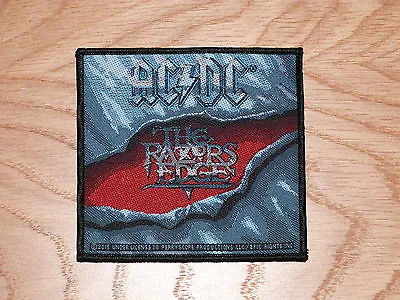 £4.50 • Buy Ac/dc - The Razors Edge (new) Sew On Patch Official Band Merchandise