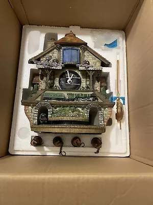 Bradford Exchange  Memories Of Steam  Flying Scotsman Cuckoo Clock. EXCELLENT! • $50