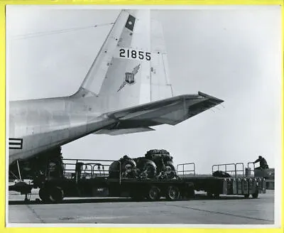 1964 USAF Lockheed C-130 Hercules 21855 LAPES Drop Normandy France 8x10 Photo • $9.99