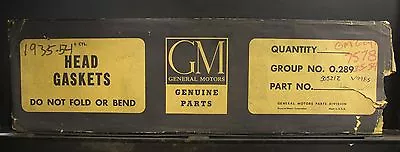 Vintage NOS GM 6 Cyl. Head Gasket 0.289 / 505212 / V9985 / 7578 • $29.01