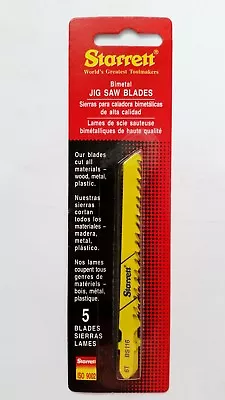 4  Jig Saw Blades 6 TPI T-Shank BS116-5 Lot Of 5 Blades • $8.99