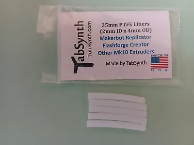 3D Printer Teflon PTFE Liner Tube For Nozzle (5 Liners) Extruder Liners • $12.95