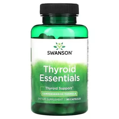 Swanson Thyroid Essentials 90 Capsules Thyroid Support • $40.51