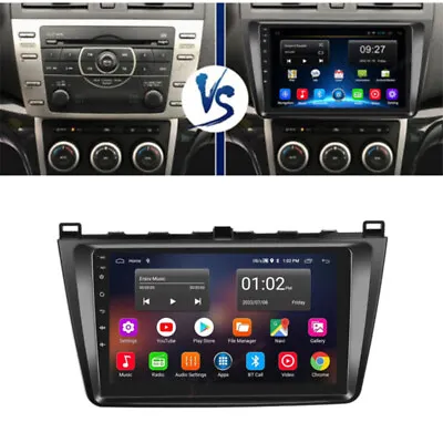Android 12 Car Stereo Radio Player GPS Navi FM RDS WIFI BT For Mazda 6 2007-2012 • $224.20