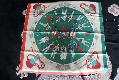 Extremely Rare VTG Hermes Silk French Foreign Legion Scarf • $382