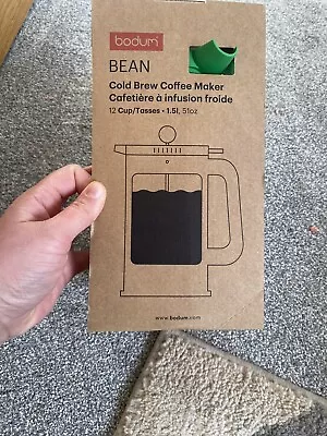 Bodum Cafetière Bean Iced Coffee Maker Large 1.5 Litre Green • £5