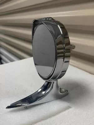 $10 • Buy Vintage  1957 58 Pontiac Car Door Side Rear View Mirror Nice Chrome  ( READ⭐️ )