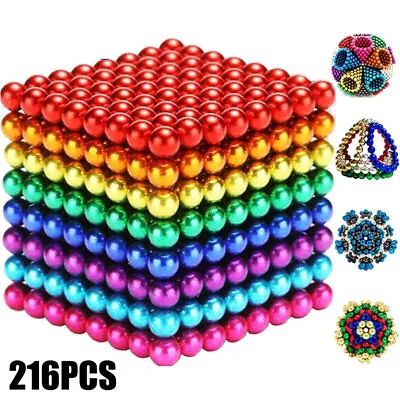 £13.19 • Buy 1000pcs Magnetic Magic Puzzle Balls Blocks Building Block Stress Relief Ball UK
