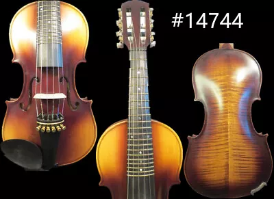 Strad Style SONG Maestro Inlay Frets 6 Strings 4/4 Violin Sweet Tone #14744 • $539.10
