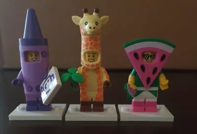 Lego-71023-the Lego Movie 2 Minifigures-crayon Girl-giraffe Guy-watermelon Dude • $25.99