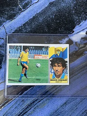 El Salvador  Jorge Magico Gonzalez Soccer Card Cadiz Club Spain League 1986-1987 • $85