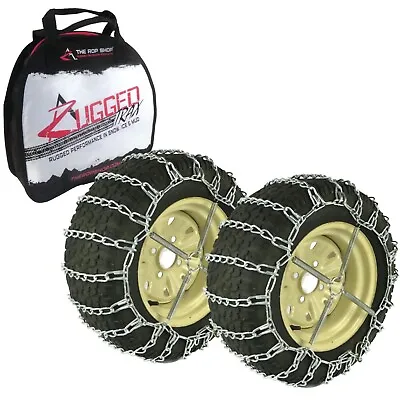 Pair Of 2 Link Tire Chains & Tensioners For Yamaha ATV UTV 23x8.50x12 Tires • $59.99