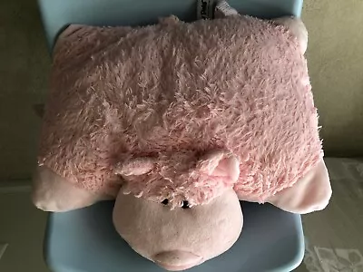 Authentic My Pillow Pets  PIG Large 18  Pink Plush Stuffed  Thick 2009 • $9