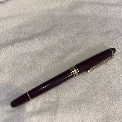 Vintage Montblanc Meisterstuck Burgundy Ballpoint Pen • $99.99