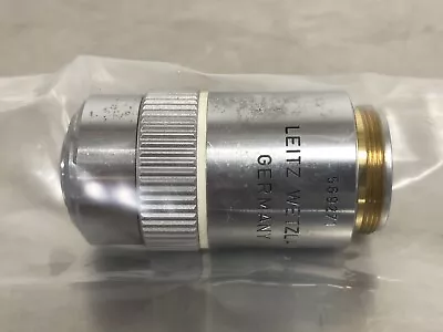 $199 • Buy Leitz Germany NPL Fluotar 100x/0.90 Microscope Objective Pre-owned 