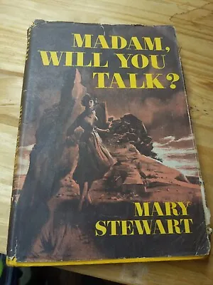 MADAM WILL YOU TALK? By Mary Stewart - Book Club Edition BCE Dust Jacket HC • $10