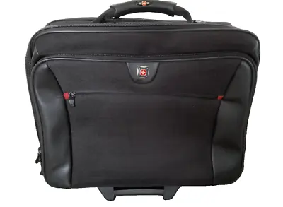 £37.95 • Buy Swiss Gear By Wenger Laptop Wheeled Pilot Cabin Flight Case Bag - Extend Handle