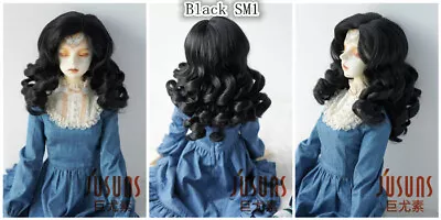 JD343 Long Curly BJD Synthetic Mohair Wig For YOSD MSD SD Doll Hair All Size Wig • $23.99