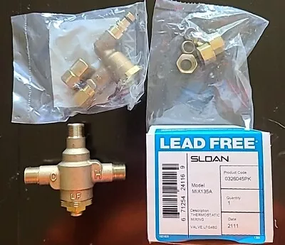 SLOAN MX-135-A Thermostatic Mixing Valve 0326045PK            $50 FREE SHIPPING • $50