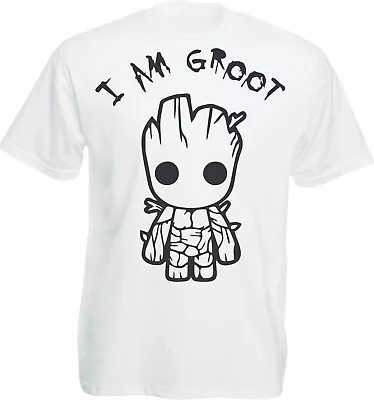 Personalised I Am Groot Funny T-Shirt Comedy Marvel Inspired Unisex Gift Tee Top • £12.99