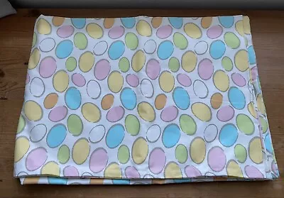 Target Home Heavy Cotton Easter Tablecloth Pastel Egg Spring • £20