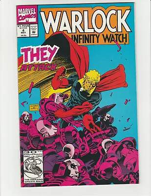 Warlock And The Infinity Watch #4 VF/NM+ 9.0 Marvel Comics 1993 Gamora Drax • $11.73