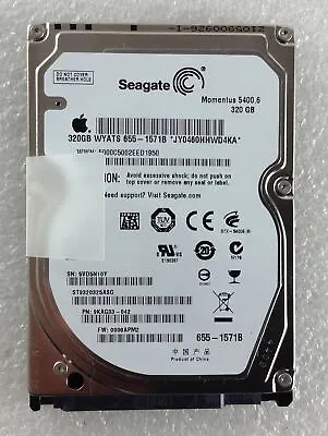 Macbook Pro 15 A1286 2010 HDD Hard Disk Drive 320GB SATA WYATS 655-1571B NEW • $49.23