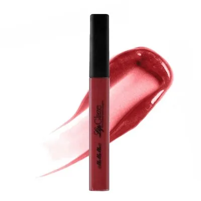 RICH RED LIP GLOSS Shimmer Lipstick Glaze Vanilla Flavour Makeup Non-Stick Shine • £4.99